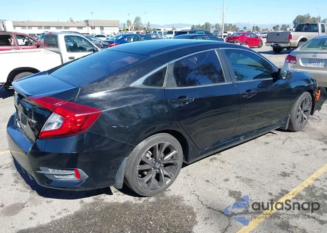 2019 Honda Civic Sport из США, поврежденный, VIN 2HGFC2F86KH527941
